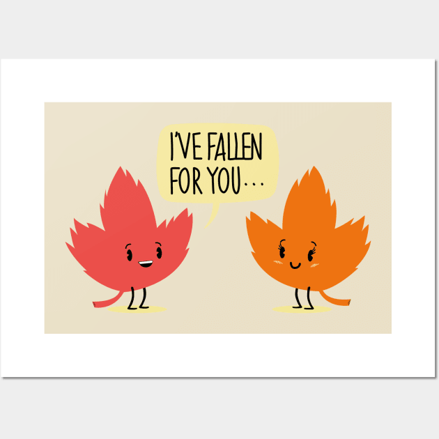 Fallen for you (Autumn) Wall Art by BOEC Gear